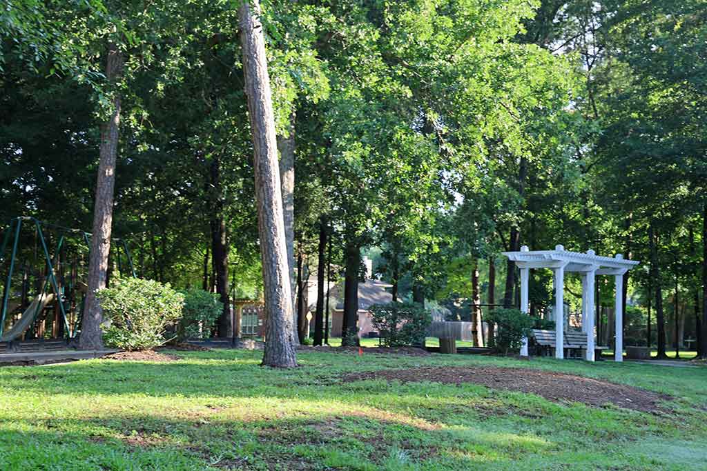 Park playground in Mills Branch Village, Kingwood, Texas