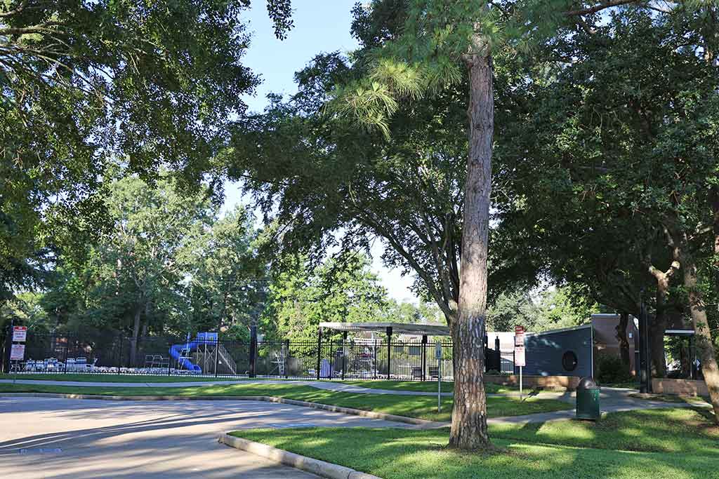 Community pool in Mills Branch Village, Kingwood, Texas